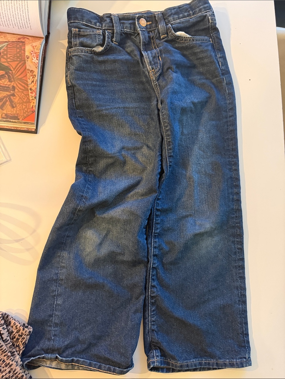 Old Navy Kids Dark Blue Wide Leg Jeans